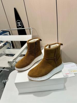 wholesale quality chloe boots brown